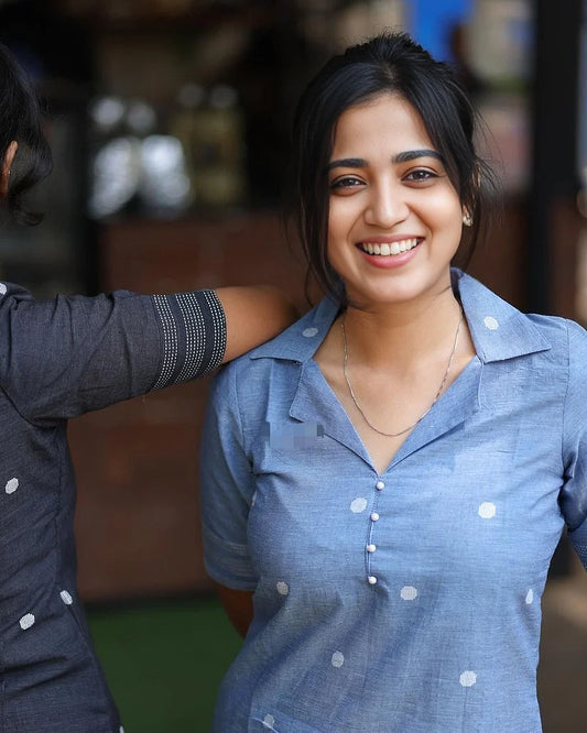 Diya Printed Cotton Top Kurti