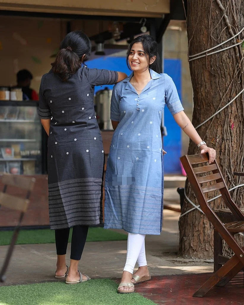 Diya Printed Cotton Top Kurti