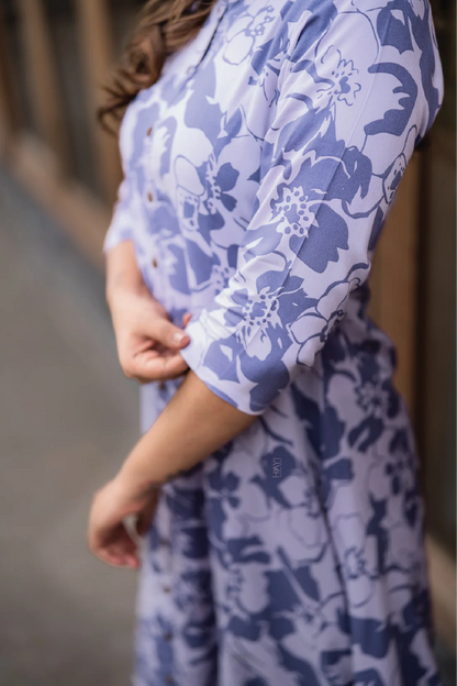 Daily Wear Prachy Lavendar Lounge kurti