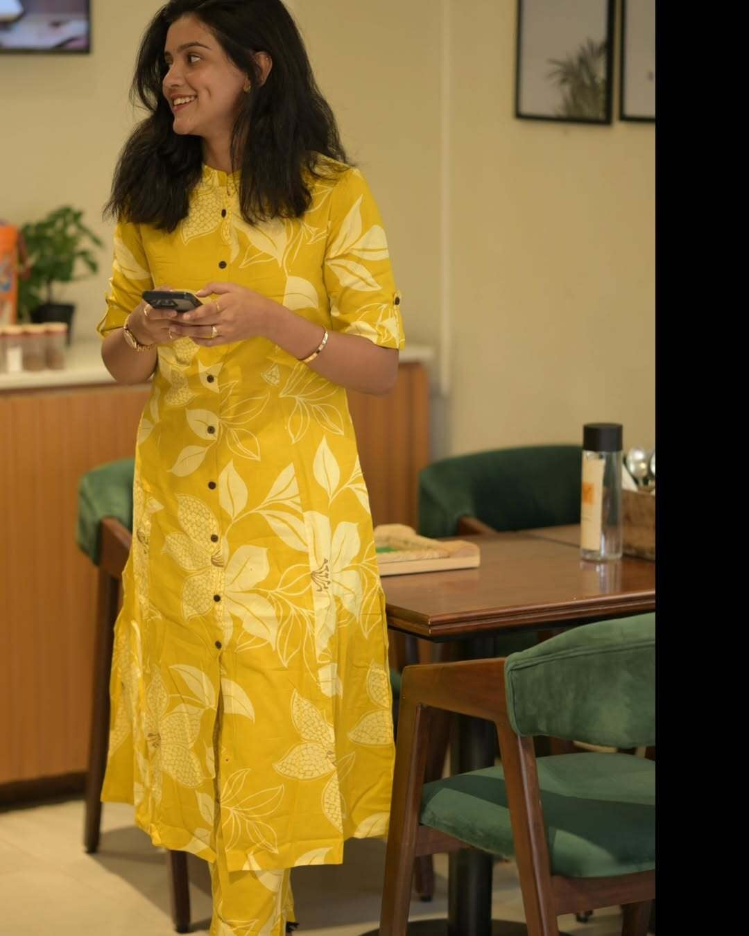 Mustard Sunshine Cotton Co-ord Set