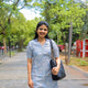 Pastel Blue Shimmer Kurti - Casual Elegance