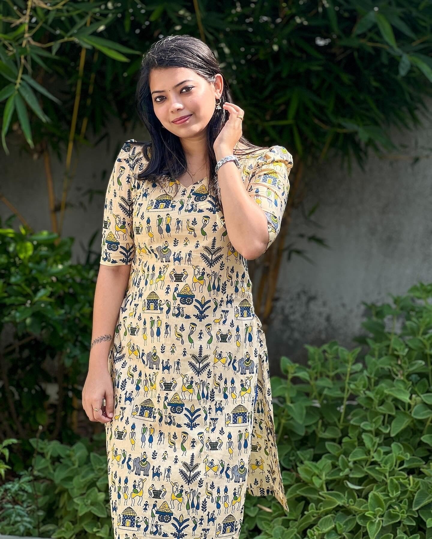 Anokhi Kalamkari Heritage Kurti