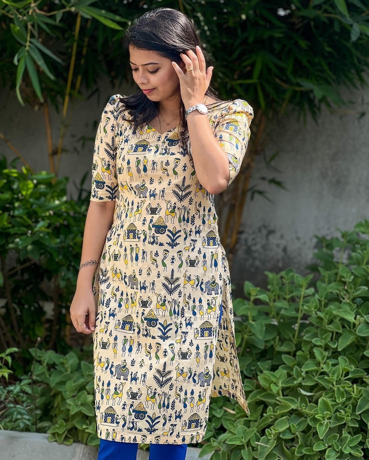 Anokhi Kalamkari Heritage Kurti