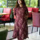 Maroon Sunshine Cotton Co-ord Set