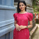 Pink Blossom Cotton Kurti