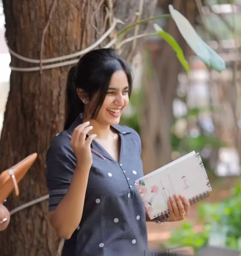 Diya Printed Cotton Top Kurti